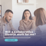 Couple sat with lawyer