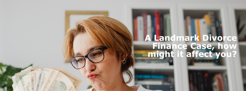 Lady looking at money