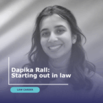 Dapika Rall career in law