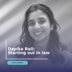 Dapika Rall career in law